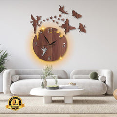 Modern Design Quartz Sticker Wall Clock